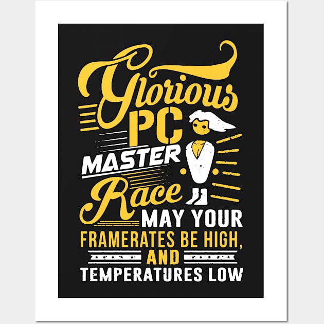 Glorious PC Master Race Wall Art by DesignShirt